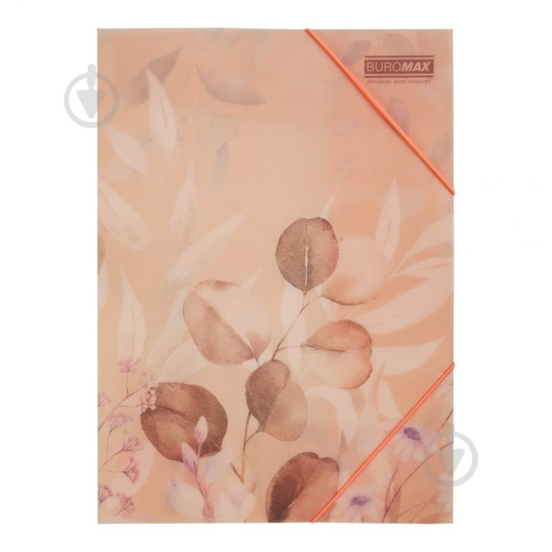 Папка на резинке ARABESKI А4 персиковый Buromax BM.3908-46 - фото 1 Папка на резинке ARABESKI А4 персиковый Buromax BM.3908-46 - фото 1