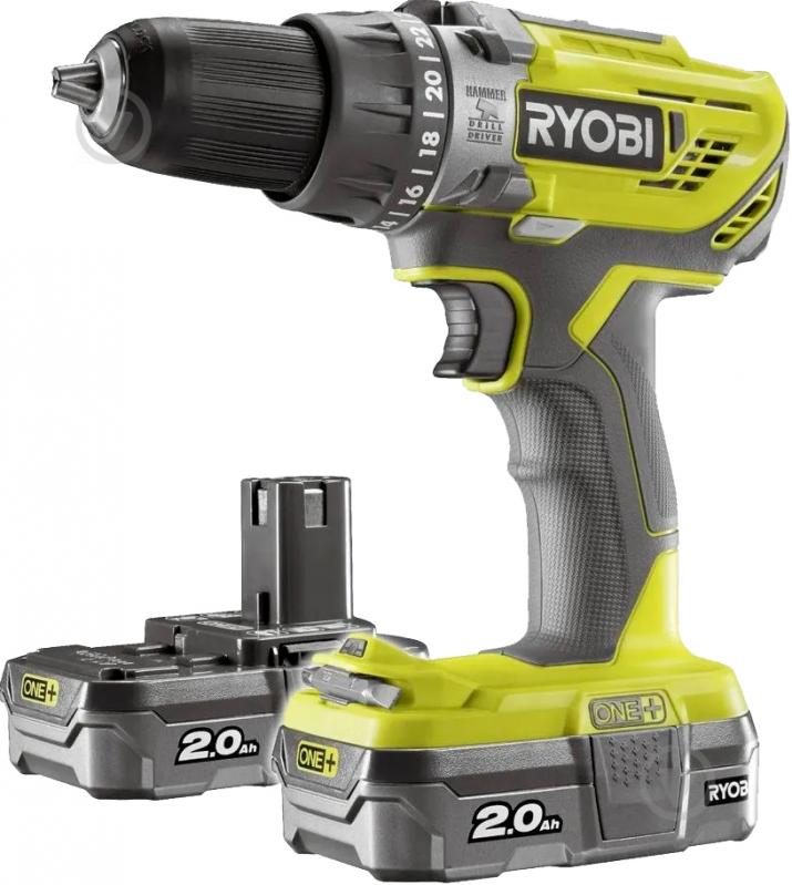 Шуруповерт акумуляторний RYOBI ONE+ R18 R18DD3-220S - фото 2