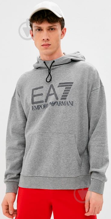 Джемпер EA7 SWEATSHIRT 3KPM92-PJ8BZ-3905 р. XL серый - фото 1