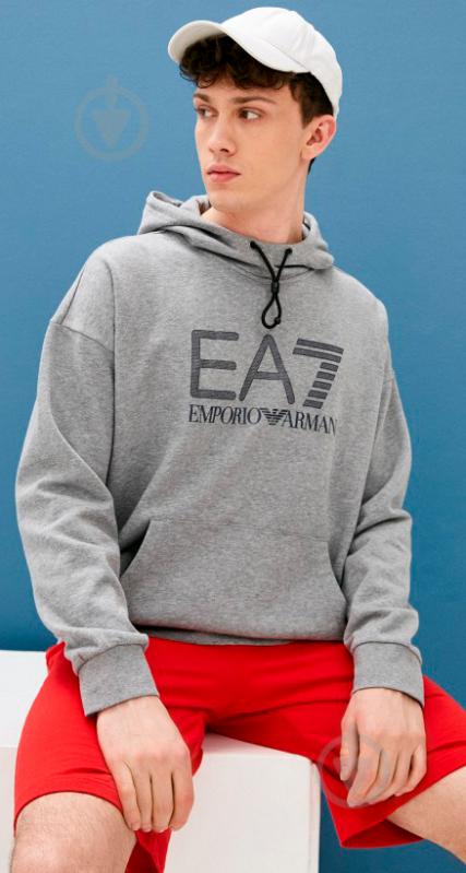 Джемпер EA7 SWEATSHIRT 3KPM92-PJ8BZ-3905 р. XL серый - фото 2