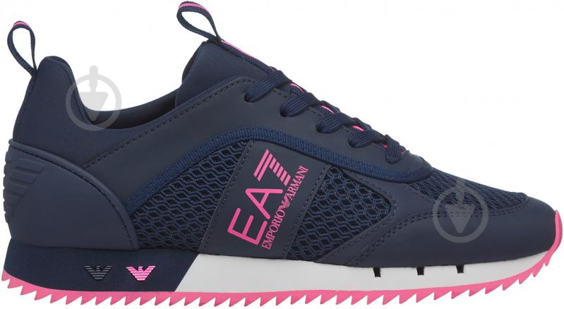 Кроссовки женские демисезонные EA7 Sneaker X8X027-XK050-M544 р.36 синие - фото 1