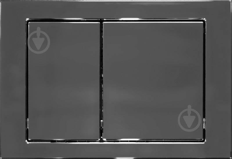 Панель смыва Cersanit PURE хром блестящий - фото 1