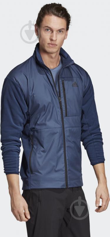 Джемпер Adidas WINDFLEECE J EH8702 р. M синий - фото 5