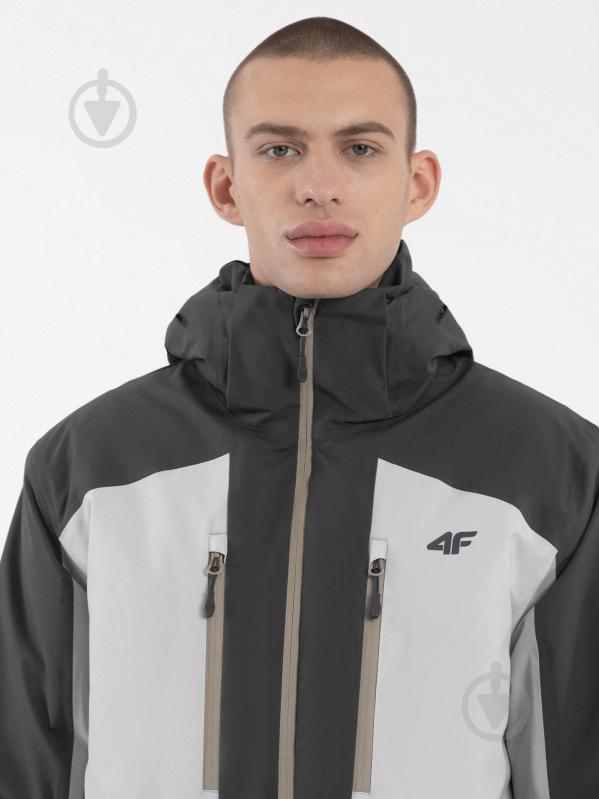 Куртка 4F TECHNICAL JACKET M345 4FAW23TTJAM345-23S р.2XL сіра - фото 4