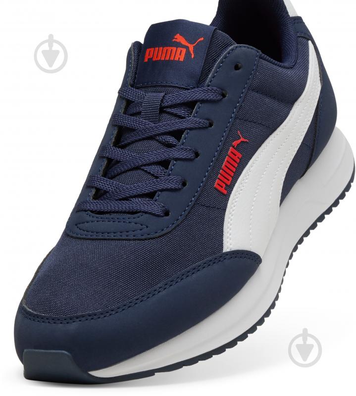 Кроссовки мужские демисезонные Puma R78 Lightwind 40026705 р.46 синие с белым - фото 4