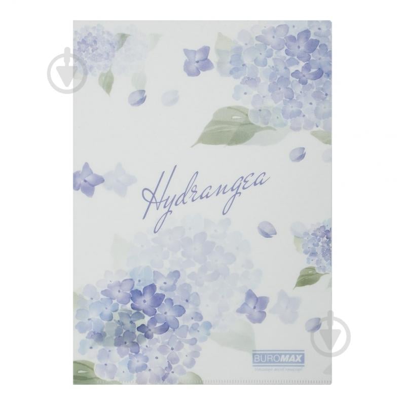 Папка-уголок ARABESKI А4 светло-синий Buromax BM.3854-30 - фото 1