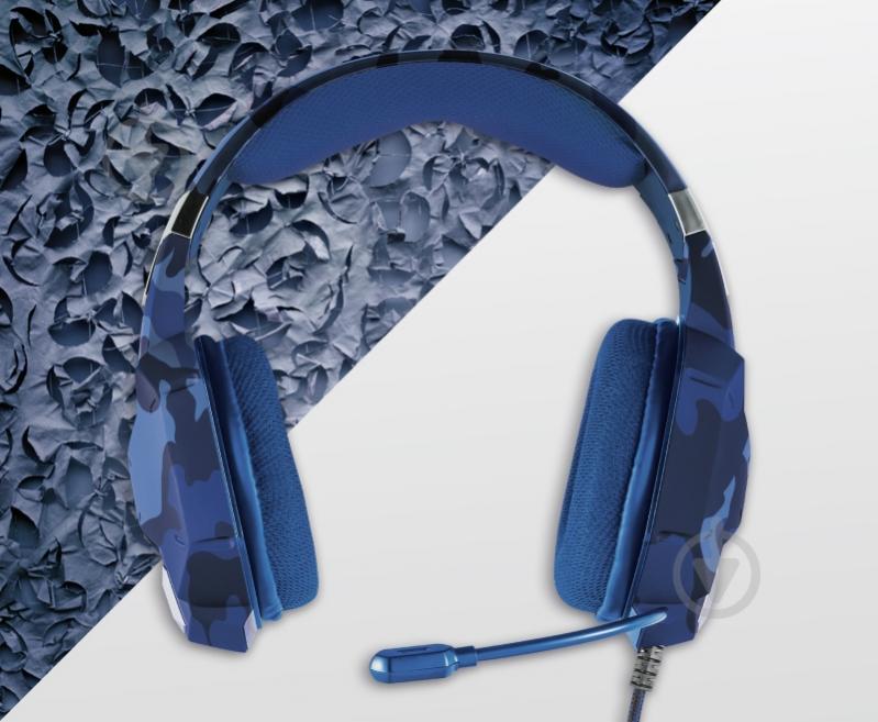 Гарнитура Trust GXT 322B CARUS PS4 blue (23249) - фото 8