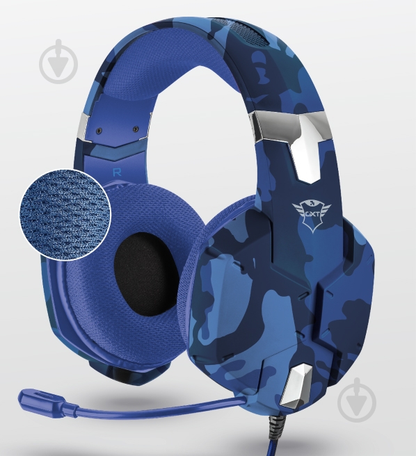 Гарнитура Trust GXT 322B CARUS PS4 blue (23249) - фото 7