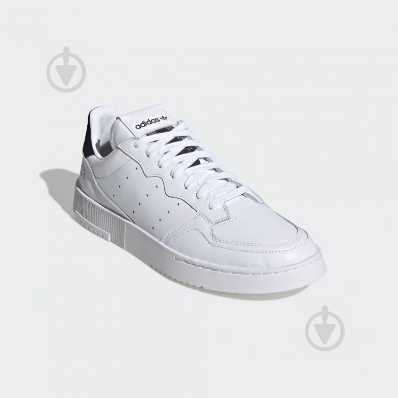 Кроссовки мужские демисезонные Adidas SUPERCOURT EF5870 р.43 1/3 белые - фото 4