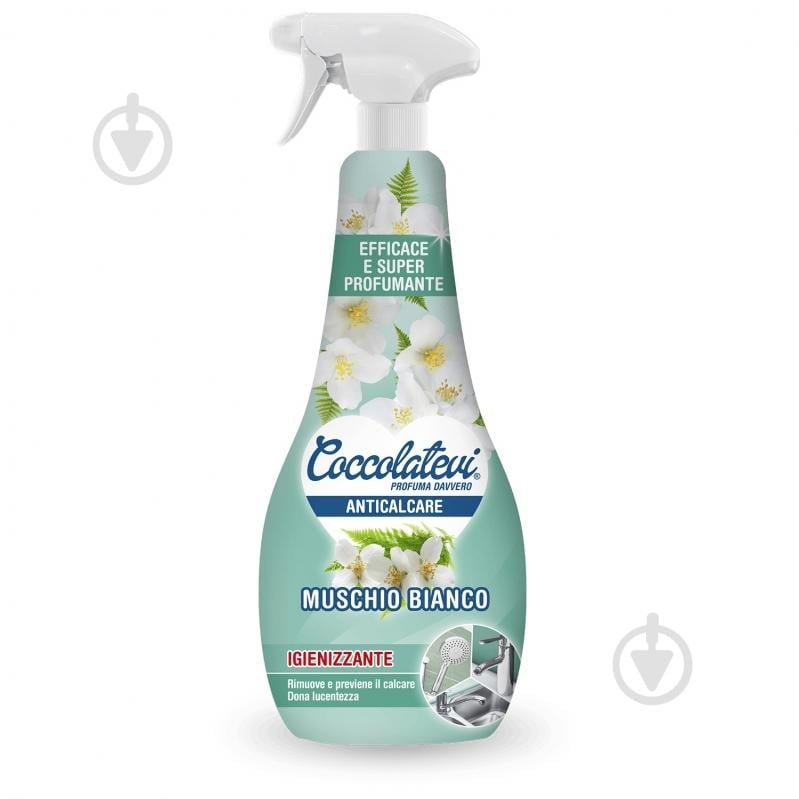Средство для удаления известкового налета и ржавчины Coccolatevi Белый мускус 0,75 л - фото 1 Средство для удаления известкового налета и ржавчины Coccolatevi Белый мускус 0,75 л - фото 1