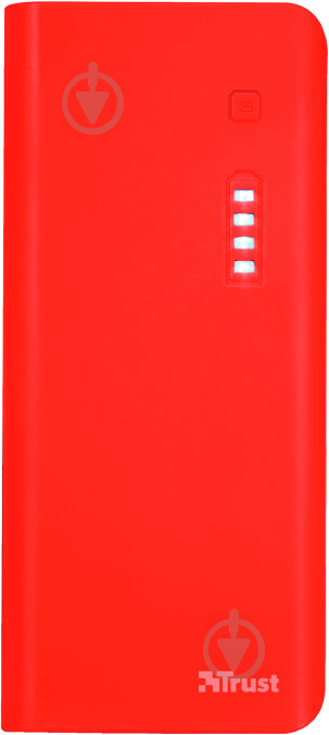 Повербанк Trust PRIMO PWB 10000 SUM-RED 10000 mAh red (22752) - фото 3