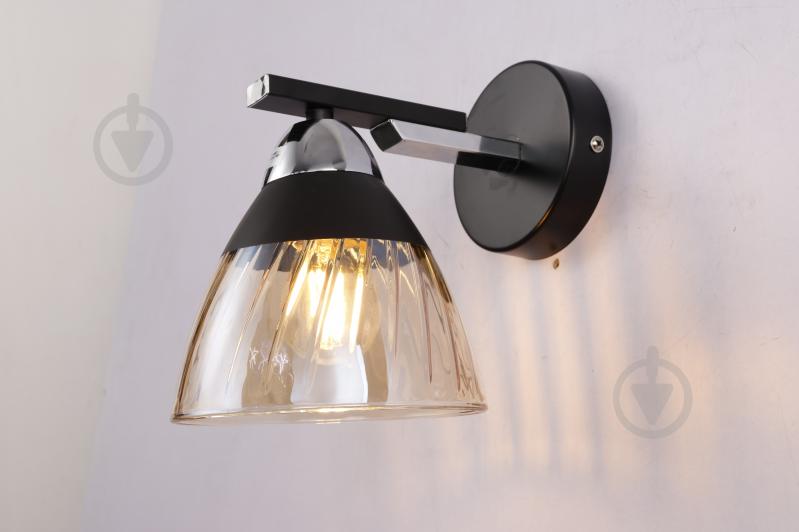 Бра Blitz 60 Вт E27 черный 5208-11 - фото 1