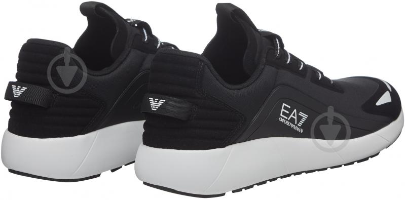 Кросівки чоловічі демісезонні EA7 Sneaker X8X077-XK189-00002 р.41 1/3 чорно-білі - фото 3