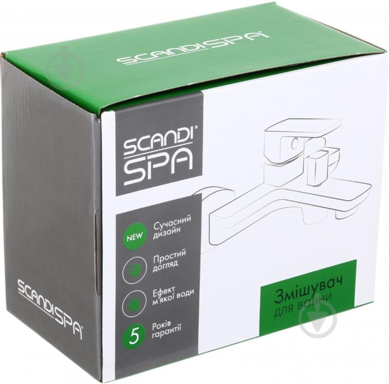 Смеситель для ванны Bor хром - фото 5