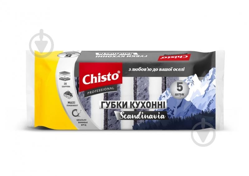 Губка для кухни Chisto Scandinavia 5 шт. - фото 1