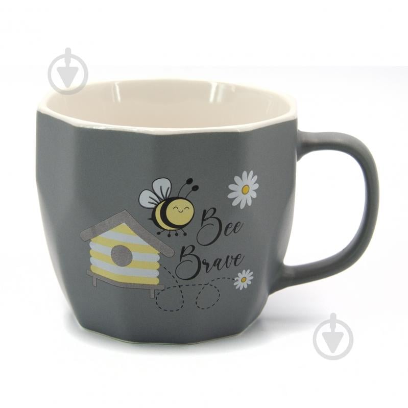 Чашка Milika MadBee Grey 350 мл M0520-KLD9-S210B - фото 1 Чашка Milika MadBee Grey 350 мл M0520-KLD9-S210B - фото 1