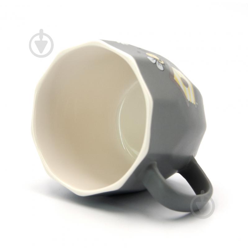 Чашка Milika MadBee Grey 350 мл M0520-KLD9-S210B - фото 2 Чашка Milika MadBee Grey 350 мл M0520-KLD9-S210B - фото 2