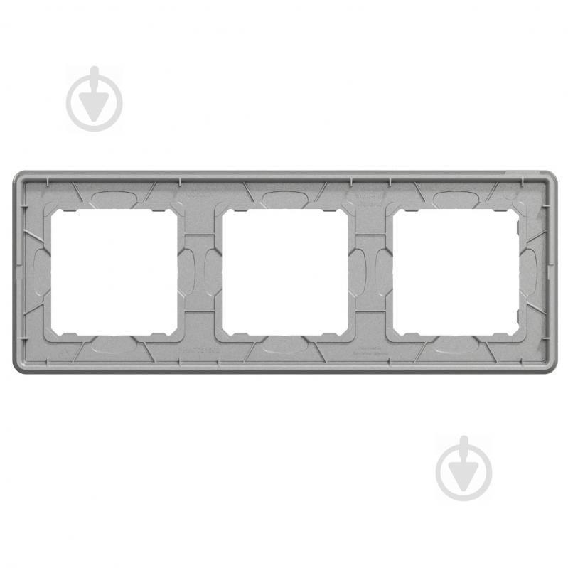 Рамка тримісна Schneider Electric Sedna Elements універсальна бетон SDD390803 - фото 4