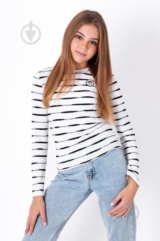 Кофта для девочек для девочки Україна 4149 р.158 белый с черным - фото 1