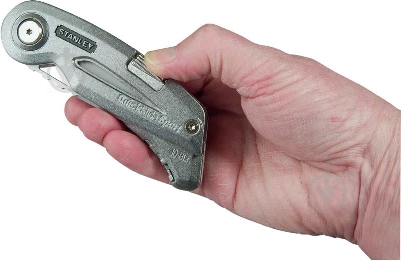 Ніж будівельний Stanley складаний з 2-ма лезами "QuickSlide Sport Utility Knife" 0-10-813 - фото 10