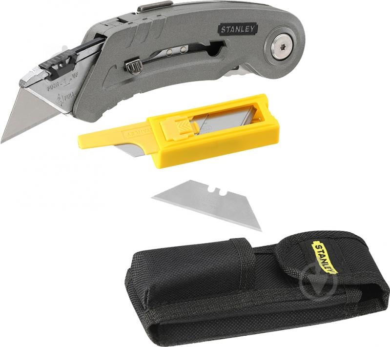 Ніж будівельний Stanley складаний з 2-ма лезами "QuickSlide Sport Utility Knife" 0-10-813 - фото 9