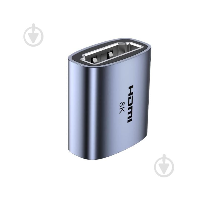 Адаптер UGREEN HD159 HDMI 8K Female to Female Adapter for Extension (90592) grey (90592) - фото 1 Адаптер UGREEN HD159 HDMI 8K Female to Female Adapter for Extension (90592) grey (90592) - фото 1