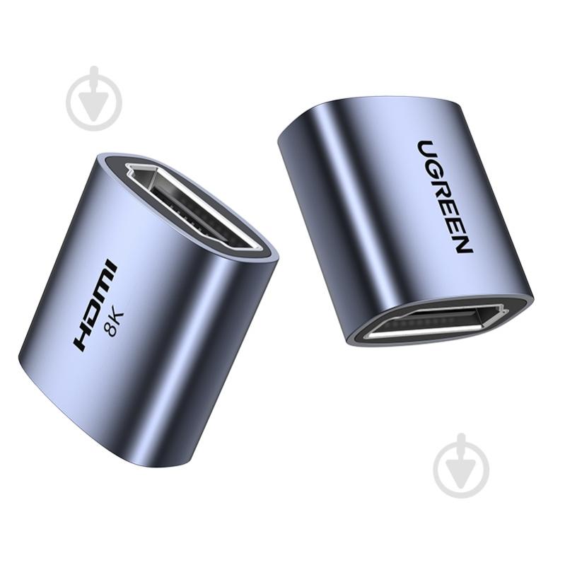 Адаптер UGREEN HD159 HDMI 8K Female to Female Adapter for Extension (90592) grey (90592) - фото 2 Адаптер UGREEN HD159 HDMI 8K Female to Female Adapter for Extension (90592) grey (90592) - фото 2