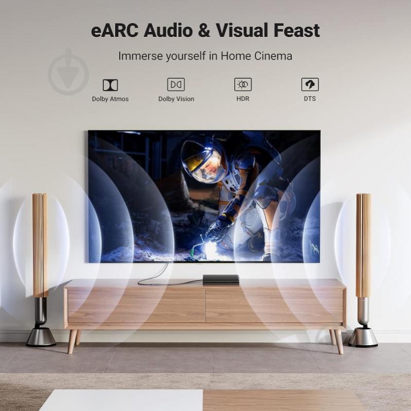 Адаптер UGREEN HD159 HDMI 8K Female to Female Adapter for Extension (90592) grey (90592) - фото 8 Адаптер UGREEN HD159 HDMI 8K Female to Female Adapter for Extension (90592) grey (90592) - фото 8