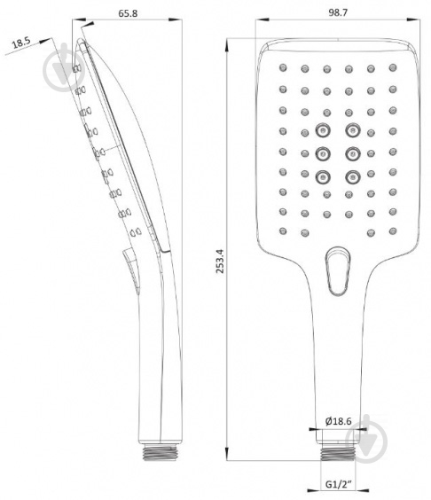 Душова система Imprese Centrum SQP T-15610B - фото 2