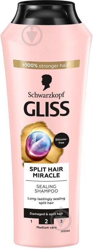 Шампунь GLISS Split Ends Miracle 250 мл - фото 1