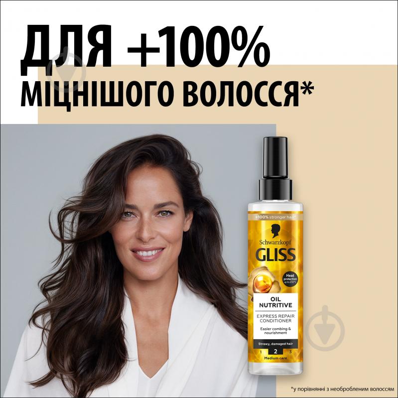 Експрес-кондиціонер GLISS Oil Nutritive 200 мл - фото 3