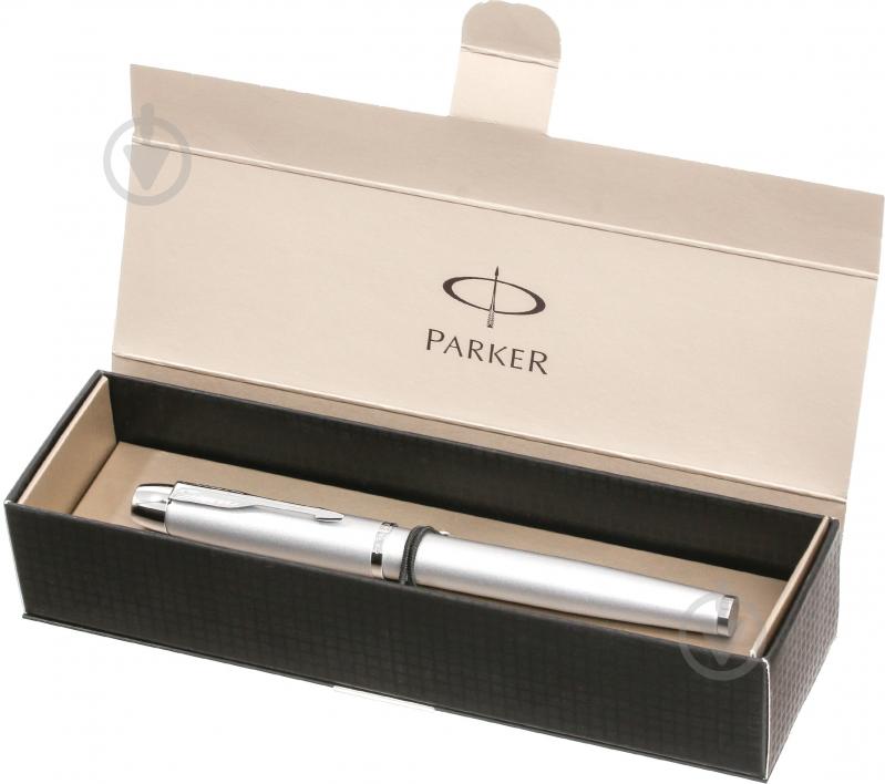 Ручка-роллер Parker IM Silver 20 322S - фото 5