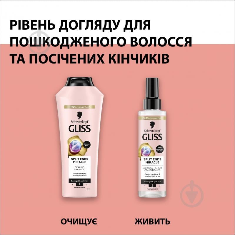 Шампунь GLISS Split Ends Miracle 400 мл - фото 7