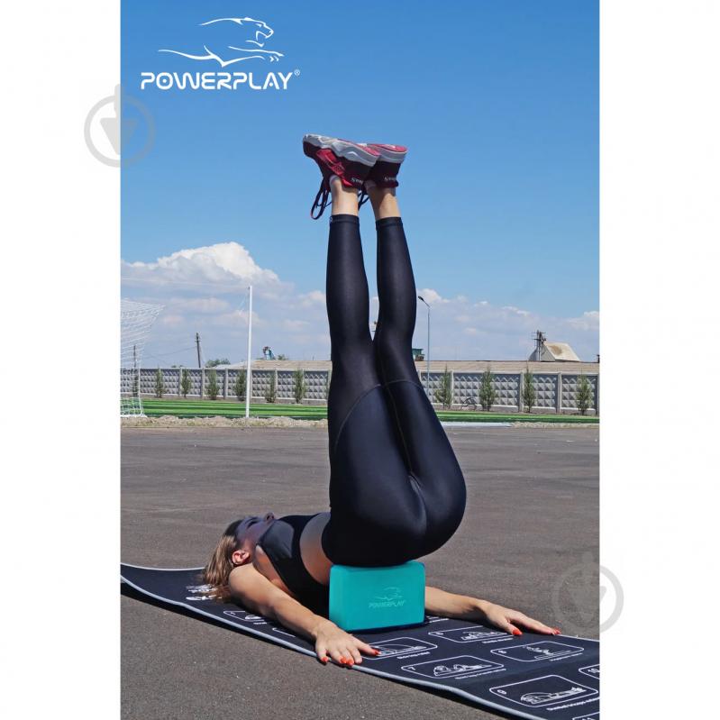 Блок для йоги PowerPlay OS PP_4006_Mint_Yoga_Brick м'ятний - фото 7