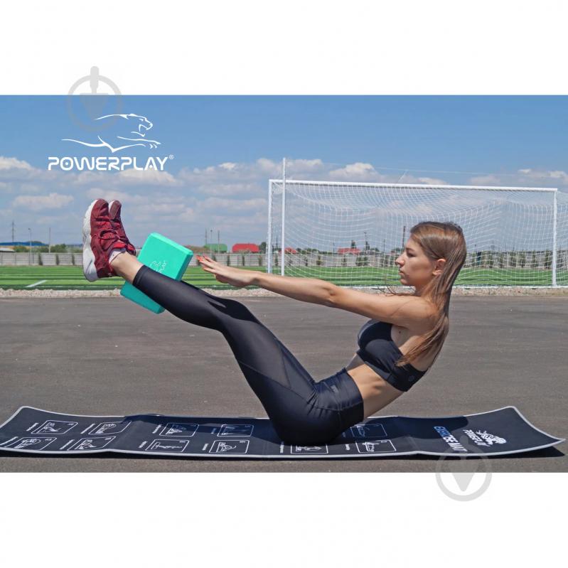 Блок для йоги PowerPlay OS PP_4006_Mint_Yoga_Brick м'ятний - фото 8