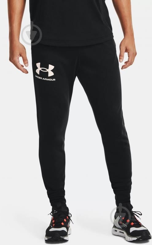 Штани Under Armour RIVAL TERRY JOGGER 1361642-001 р. 3XL бежевий - фото 1