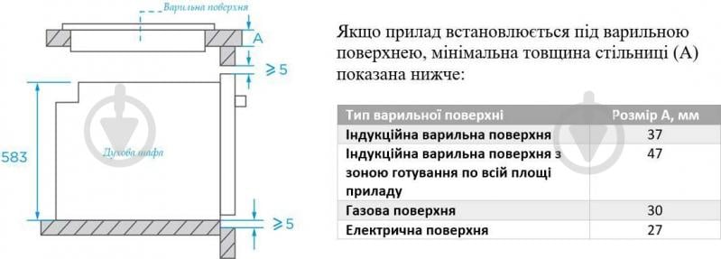 Комплект вбудовуваної техніки Interline духова шафа OEG 543 ECC BA + мікрохвильова піч MWS 420 ESA BA - фото 22