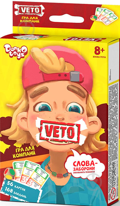 Игра настольная Danko Toys VETO мини укр. (32) VETO-02-01U - фото 1