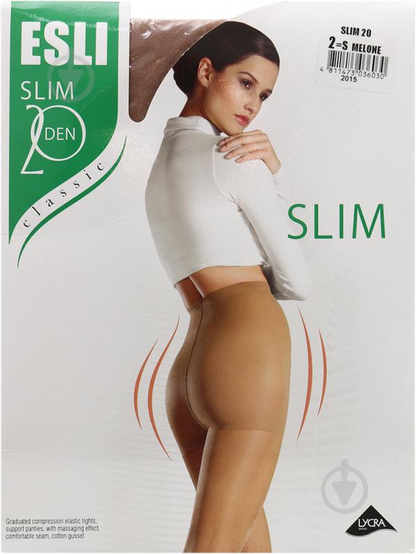 Колготки ESLI SLIM 20 den melone 2 меланж - фото 1