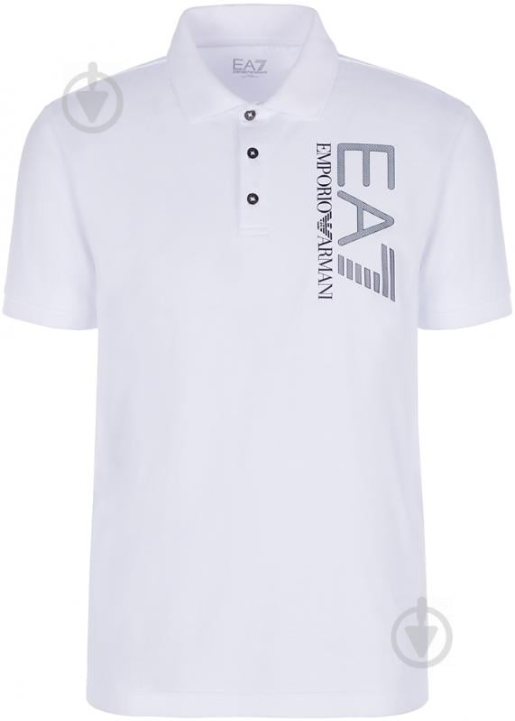 Поло EA7 POLO SHIRT 3KPF16-PJ03Z-1100 р.S білий - фото 1