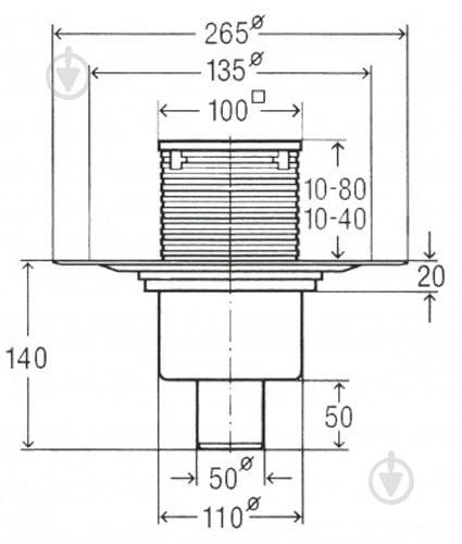 Трап Viega Advantix 583224 с «сухим» затвором - фото 2