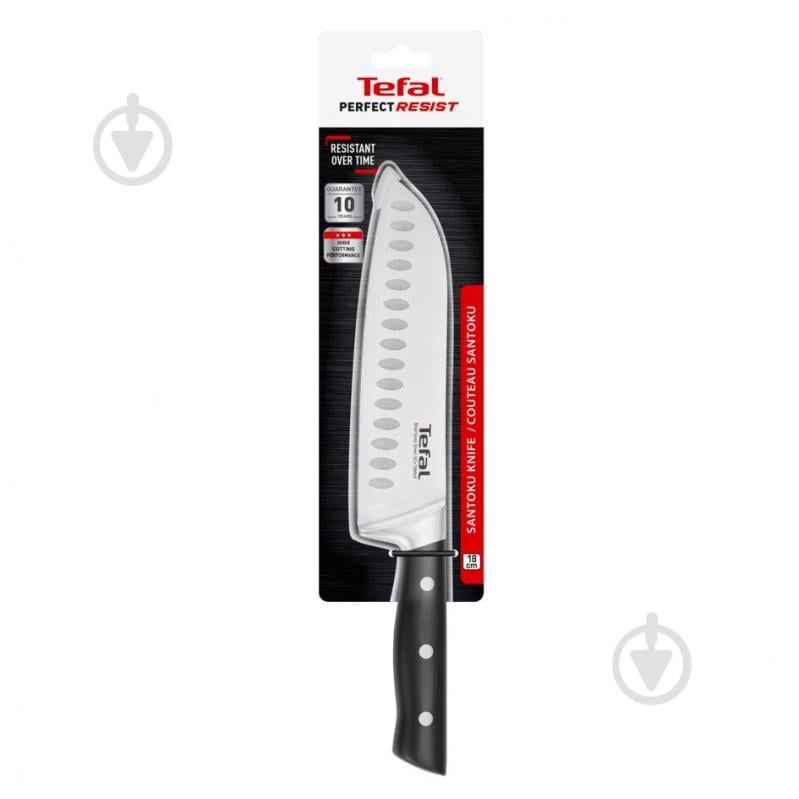 Ніж сантоку Tefal Tefal Perfect Resist 18 см K28106DI - фото 3