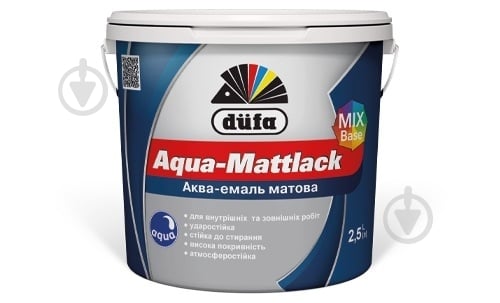 Акваэмаль Dufa Aqua-Mattlack мат 0,75 л - фото 1
