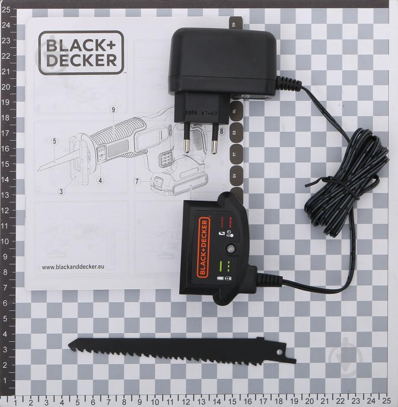 Пила шабельна Black+Decker BDCR18 - фото 3