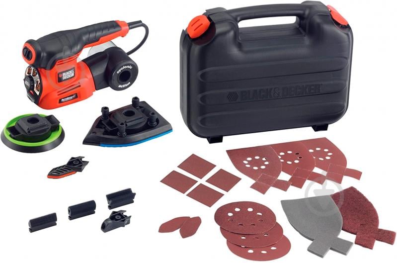 Мультишліфмашина Black+Decker 4 в 1 KA280K - фото 1