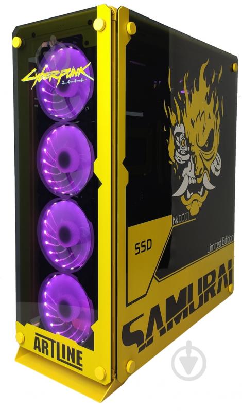 Компьютер Artline Samurai (SAMURAIv13Win) black/yellow - фото 2