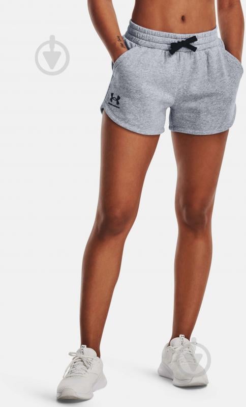 Шорты Under Armour RIVAL FLEECE SHORT 1376257-035 р. S серый - фото 1