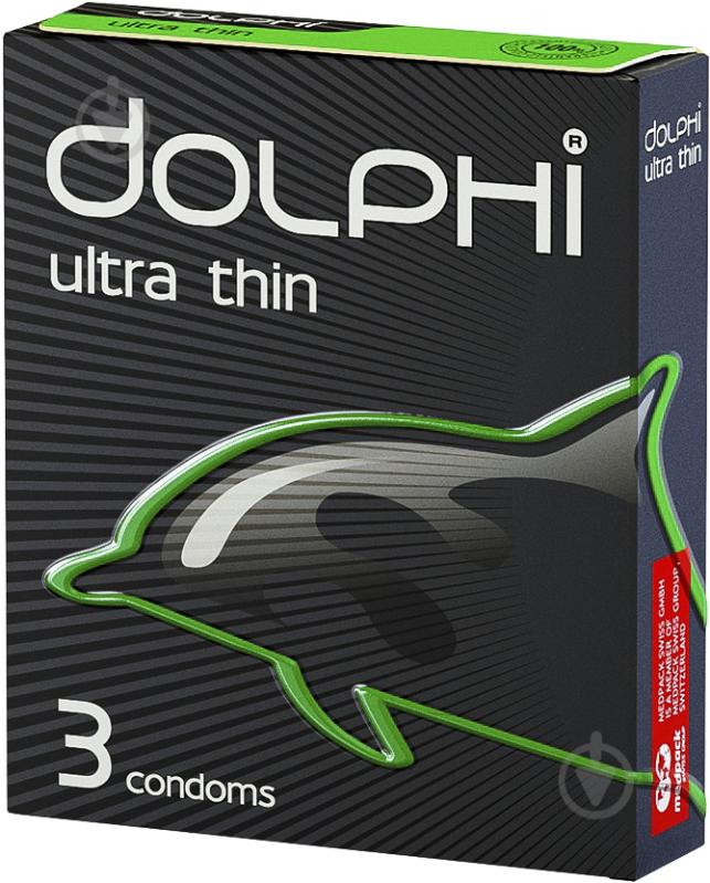 Презервативи Dolphi ultra thin 3 шт. - фото 1