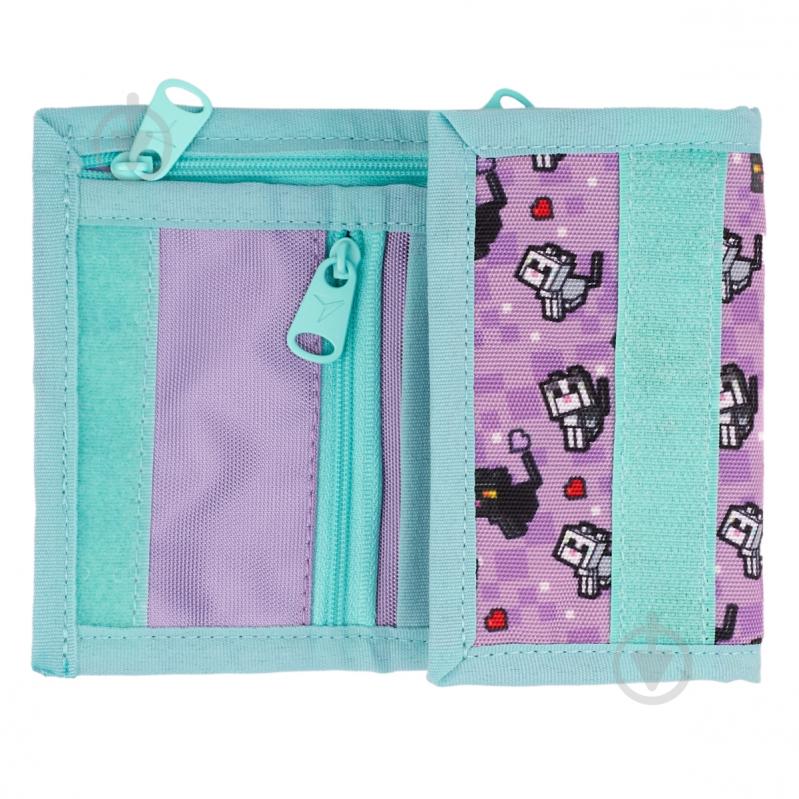 Кошелек YES Minecraft Pinky 533705 фиолетовый - фото 2 Кошелек YES Minecraft Pinky 533705 фиолетовый - фото 2