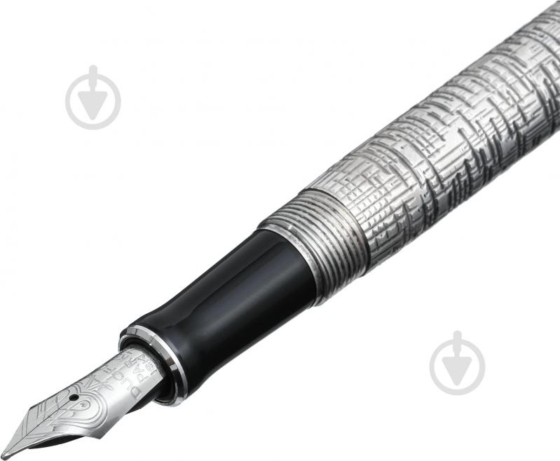 Ручка перьевая Parker Duofold Silver FP 99812 - фото 3